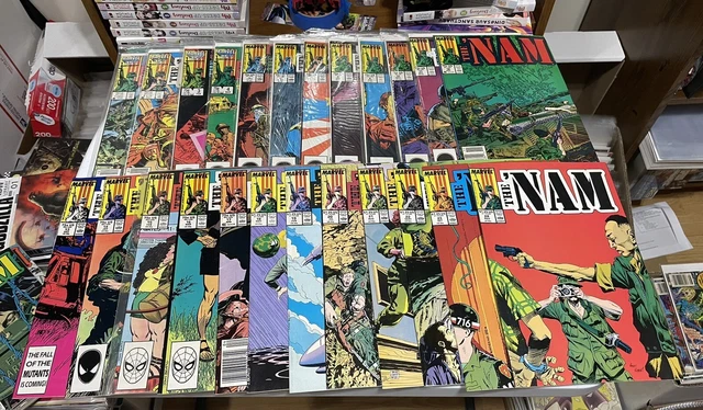 The Nam Comic Series Issues #1 -33, 40, 73, 78 And 83 Marvel 1986