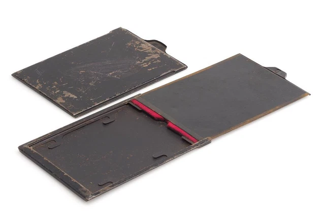 2x Metal Film Holder 3 7/8x5 3/8in Sheet-Film (1695489020)