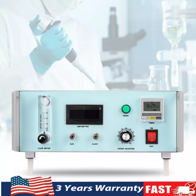 Laboratory Ozone Generator Medical Ozone Therapy Sterilizer Machine 110mg/L