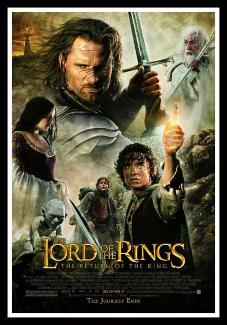 The Lord Of The Rings-Return of King Movie Poster Print & Unframed Canvas Prints