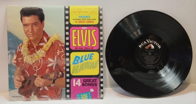 ELVIS PRESLEY LP LPM-2426 BLUE HAWAII album vinyle EARLY PRESSING ...