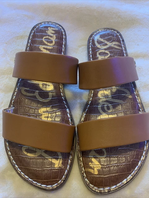Sam Edelman HAYDEE Slide Sandals Saddle Leather Women's Size US 7 M