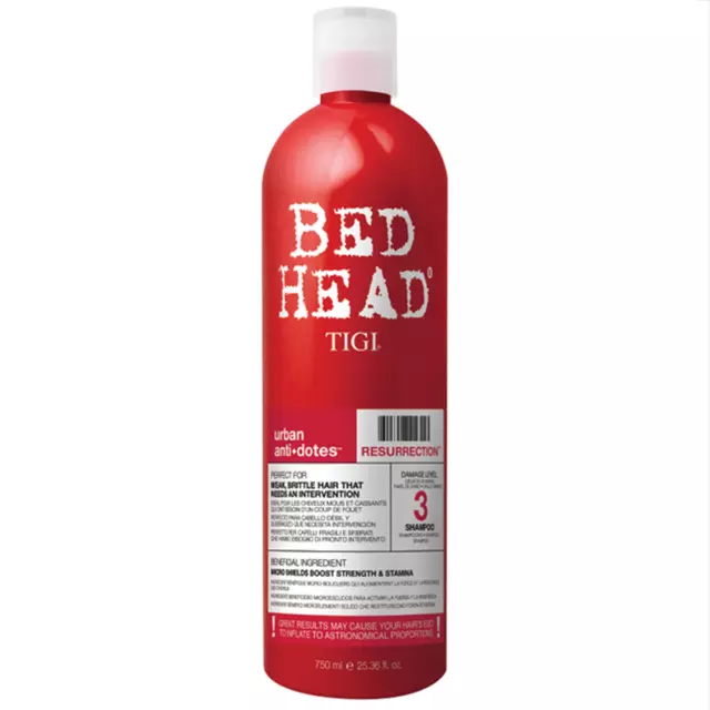 Shampoo Pour Cheveux Endommagé TIGI BED HEAD Résurrection shampoo 750ml