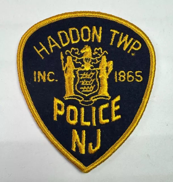 Haddon Township Police New Jersey NJ Felt Patch