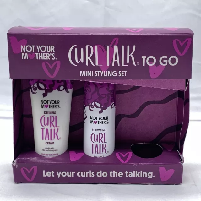 Not Your Mothers Curl Talk 2 Piece Mini Styling Set with Mousse & Cream Only