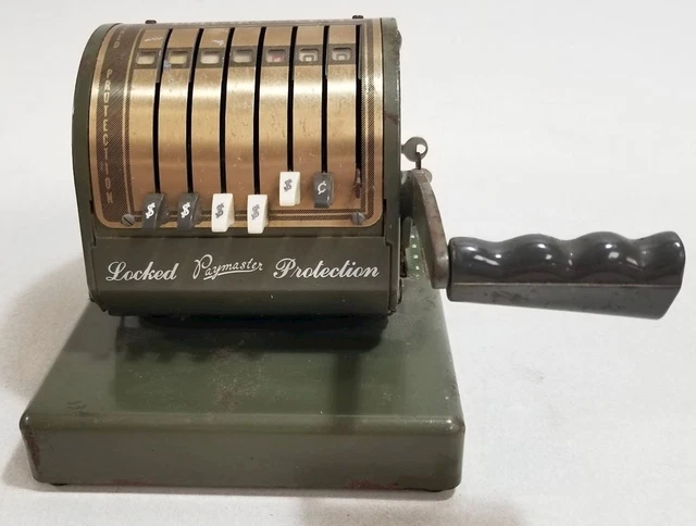 Vintage Paymaster X-550 Antique/Vintage Check Writer - Untested Mechanical Parts
