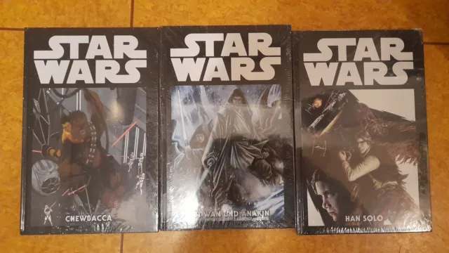 Star Wars Marvel Comic - Sammlung aus Nachlass 3 Bücher - NEU - diverse Bände