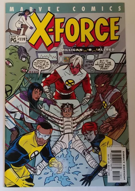 X Force #119 (Marvel 2001 Series) Nos 9.4+Nm Grade, Peter Milligan Story, Allred