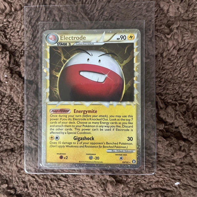ELECTRODE PRIME 93/102 HeartGold & SoulSilver Triumphant Pokémon comme neuf EUR 12,89