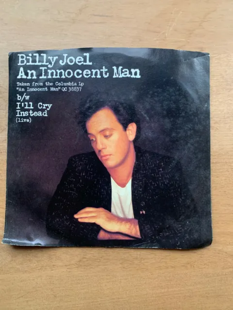 Billy Joel: An Innocent Man / I'll Cry Instead / 45 Rpm / W/PS / 1983