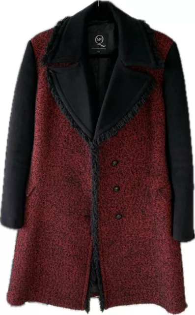 Alexander McQueen MCQ  coat women wool Size 40 Made In Italy