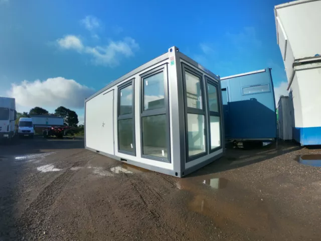 20ft x 8ft SITE OFFICE PORTABLE BUILDING SALES OFFICE WITH TOILET £15,500 + VAT