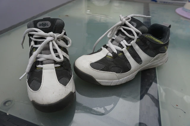 Henri Lloyd Chaussures de Course, Baskets Sportif Gr.40 Unisexe Cuir Blanc Léger