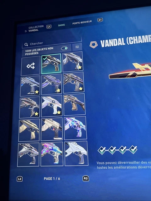 Compte VALORANT PC - Niveau 251, Rang Ascendant, Skins Rares, Compte Beta - Compte Neuf (Accès)