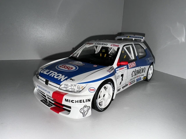 Peugeot 306 Maxi Phase 1 Nr.7 Rallye Tour de Corse 1996, OttO mobile 1/18