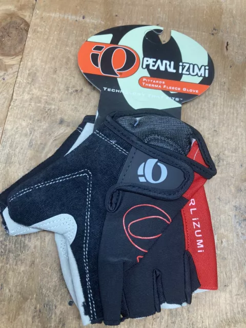 PEARL IZUMI Cycling Gloves size Large half finger gel mens womens bike red