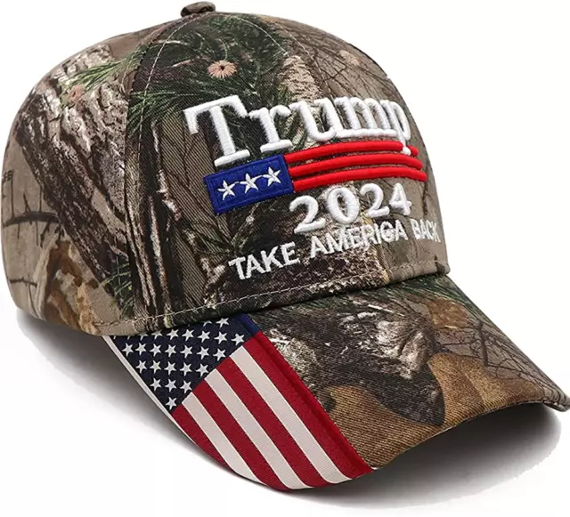 TRUMP 2024 DONALD Trump Hat Take America Back Embroidery Adjustable