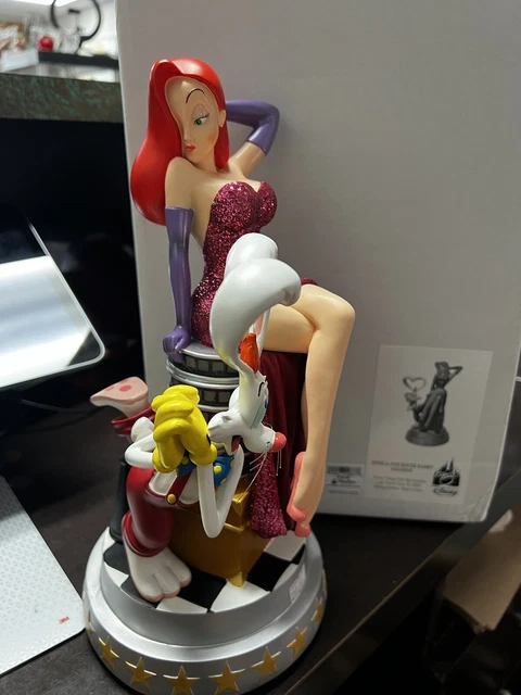 DISNEY ROGER RABBIT Jessica Rabbit Statue Costa Alavezos 25th Anniv ...