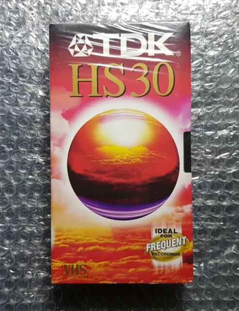 Cassette VHS Vierge TDK HS30 - NEUF sous BLISTER