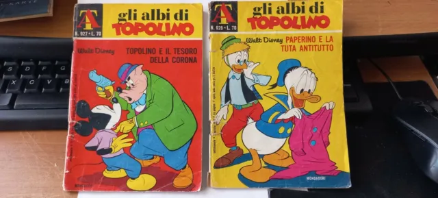 GLI ALBI DI TOPOLINO 1972- topolino e il tesoro della corona- paperino e la tuta
