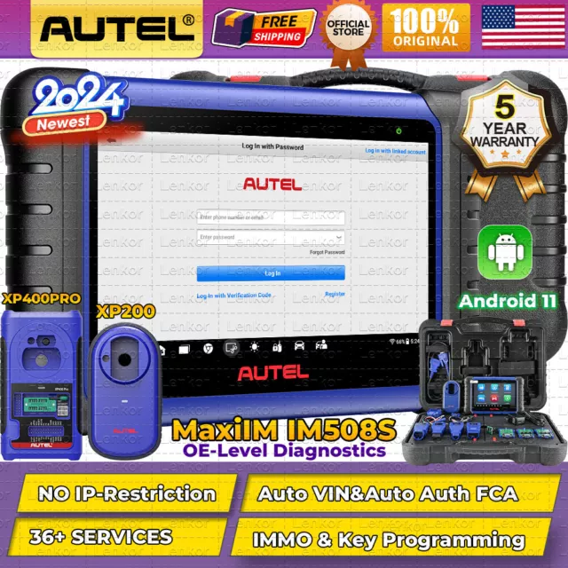 Autel MaxiIM IM508S+XP400 PRO IMMO Key Programmer Diagnostic Scanner All System