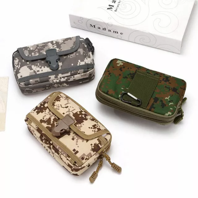 Military Camouflage Molle Pouch Tactical Belt Waist Pack Outdoor Wallet Purse