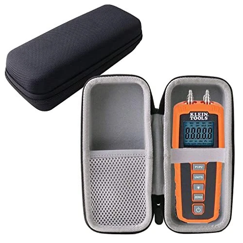 Hard Carrying Case for Klein Tool ET180 Digital Manometer High-Grade EVA Durable