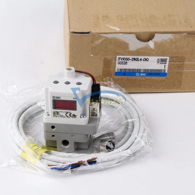 ONE NEW SMC ITV1050-21N2L4-DIQ00536 E/P Electro Pneumatic Regulator