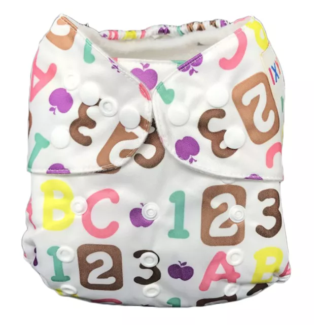 IXYVIA Baby Cloth Diapers Resizable Adjustable Washable Pocket Nappies #6