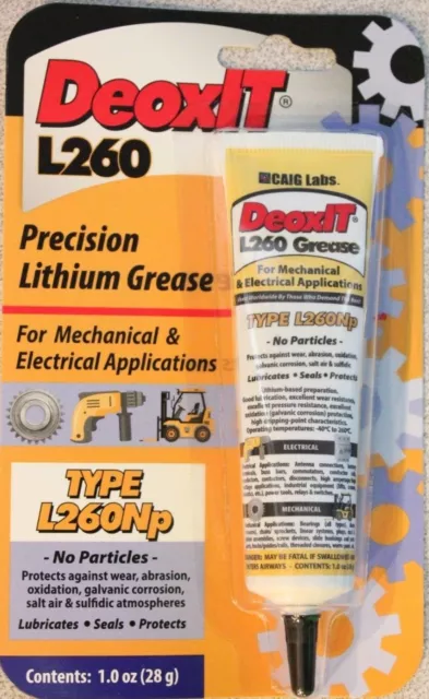 DeoxIT® L260NP (no particles) Grease, 28g squeeze tube, Caig - Free Shipping