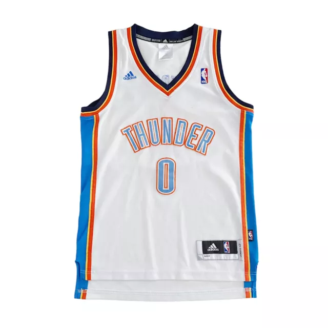 Oklahoma City Thunder Mens Jersey OKC Russell Westbrook NBA Adidas - 2XS