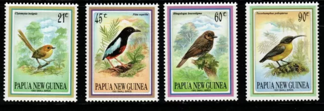 Papua New Guinea Sg683/6 1993 Small Birds Mnh