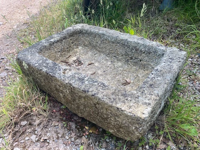 Antique Granite Stone Trough
