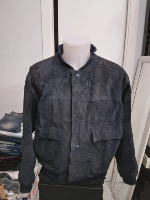 Veste Femme Paola Antonini - Bleu Nuit - Taille 42/44 - Sans Col - Occasion Très Bon état (manque Un Bouton)
