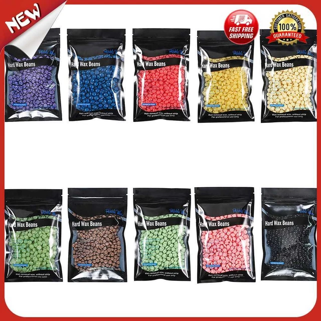 es 100g Pack Wax Beans Depilatory Hot Film Hard Pellet Women Men Body Hair Remov