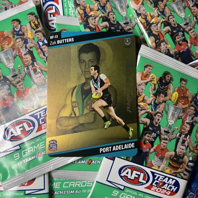 2025 AFL TEAMCOACH Gold Best And Fairest Bulk Lot X9 **ALL Codes Unused