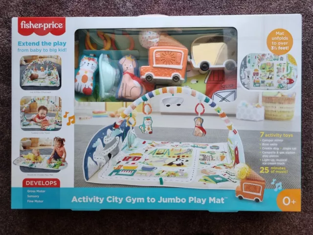 Fisher-Price Activity City Gym To Jumbo Play Mat *NEW*