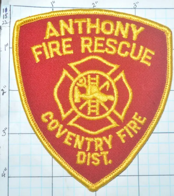 Rhode Island, Coventry Fire District Anthony Fire Rescue Patch
