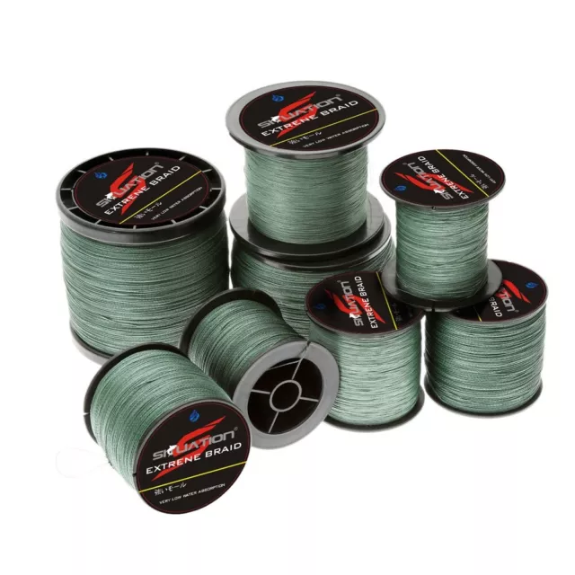 SUPER STRONG 100-1000M Dyneema Extreme Sea Braided Fishing Line Green £6.85  - PicClick UK