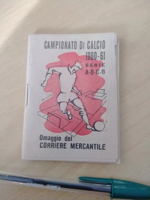 Calendari Etto,Campionato Di Calcio 1960-61,Corriere Mercantile,Ill.follis