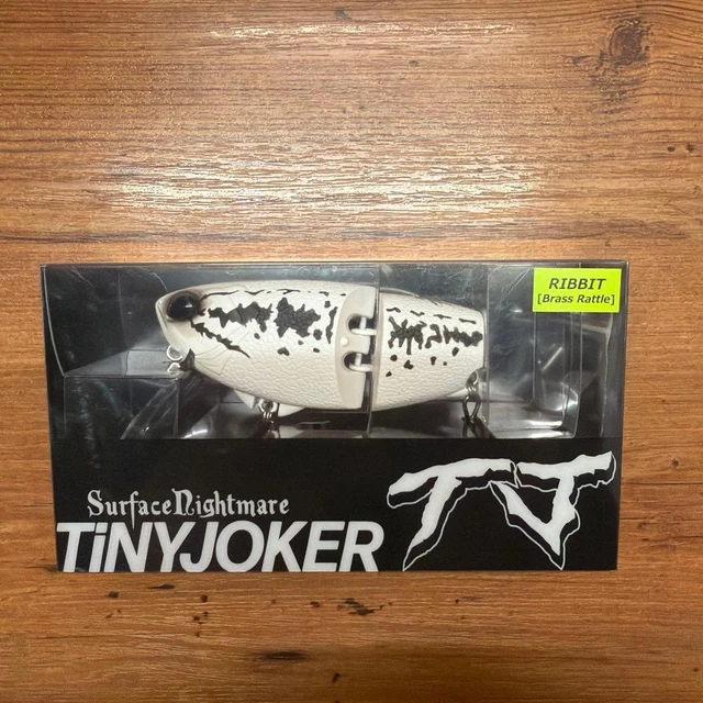 TINY JOKER WHITE Noise Bone RIBBIT Brass Rattle Fishing Lure DRT