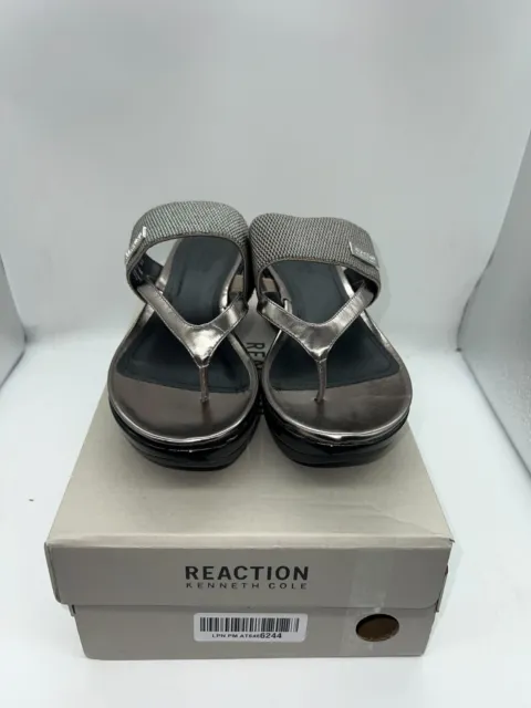 Reaction By Kenneth Cole Pepea Cross Platform Wedge Sandal  Women's Size 7.5 US