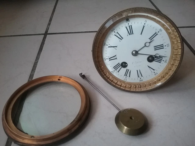 ANCIEN MECANISME MOUVEMENT Pendule Horloge De Paris EUR 45,00 - IT