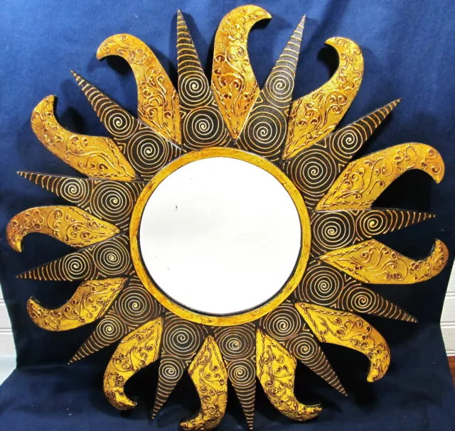 Mirror wall mount sun flare "Rococo Frame" home decor 920 2