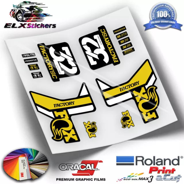 Adesivi Forcella Fox 32 Step Cast Series Wp242 Adesivi Mtb Adesivi In Vinile