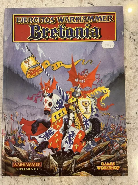 Warhammer Bretonnia Rulebook Armies Army Codex Book Games Workshop Bretonnian Gw
