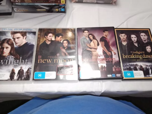 Twilight Movies - 1, 2, 4.1 & 4.2  DVD's