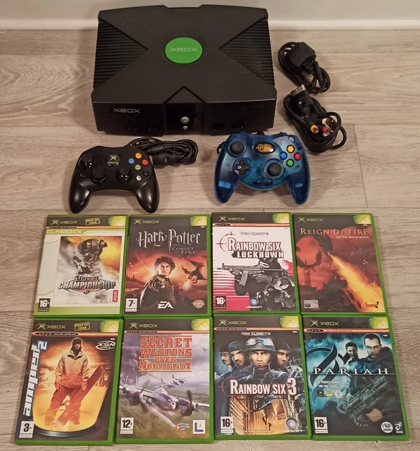 ORIGINAL XBOX Console MFG 02/08/2005 With Controller, AV Cable, And