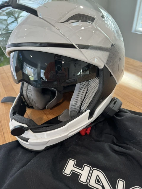 motorcycle helmet, Jacket, Gloves