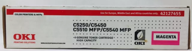 OKI 42127455 Toner Original Magenta C5250/C5450/C5510 MFP/C5540 MFP (5.000 Pg )